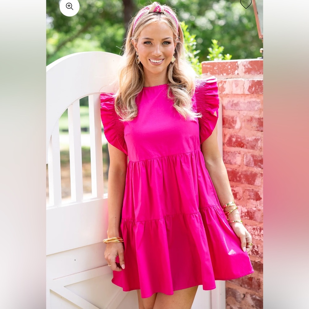 Avara Anne dress in fuchsia